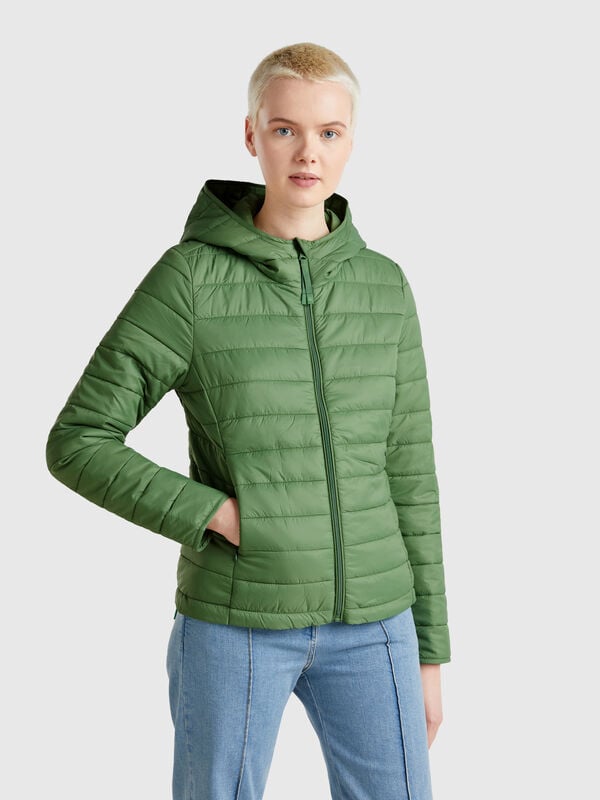 Sleeveless slim fit jacket with padding Women