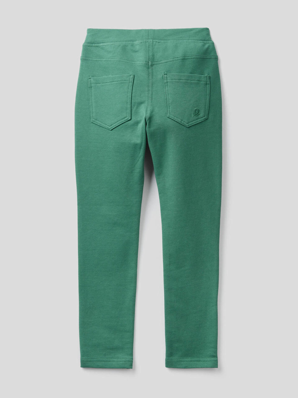 Stretch sweat fabric jeggings image number 2