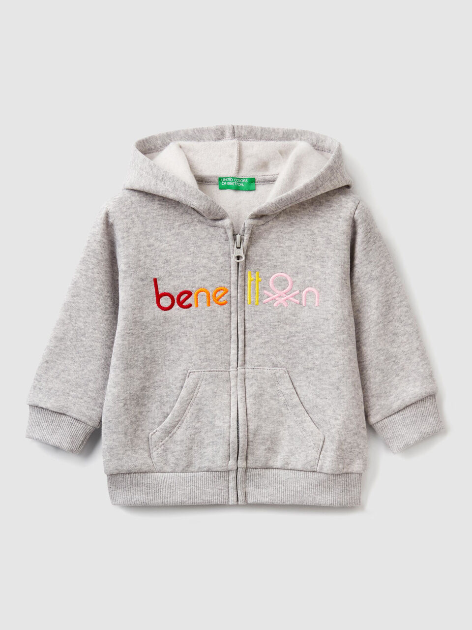 Hoodie with logo embroidery image number 1