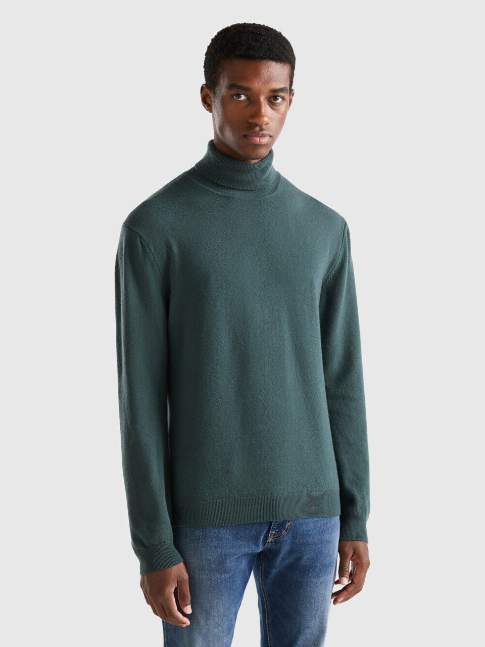 Mens turtle neck top sales