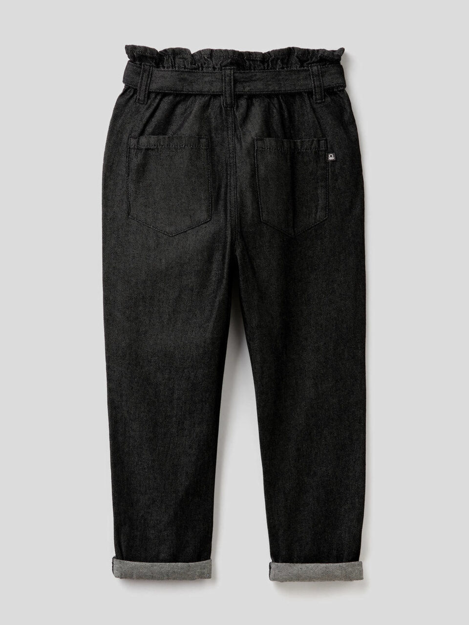 Paperbag jeans in 100% cotton image number 2