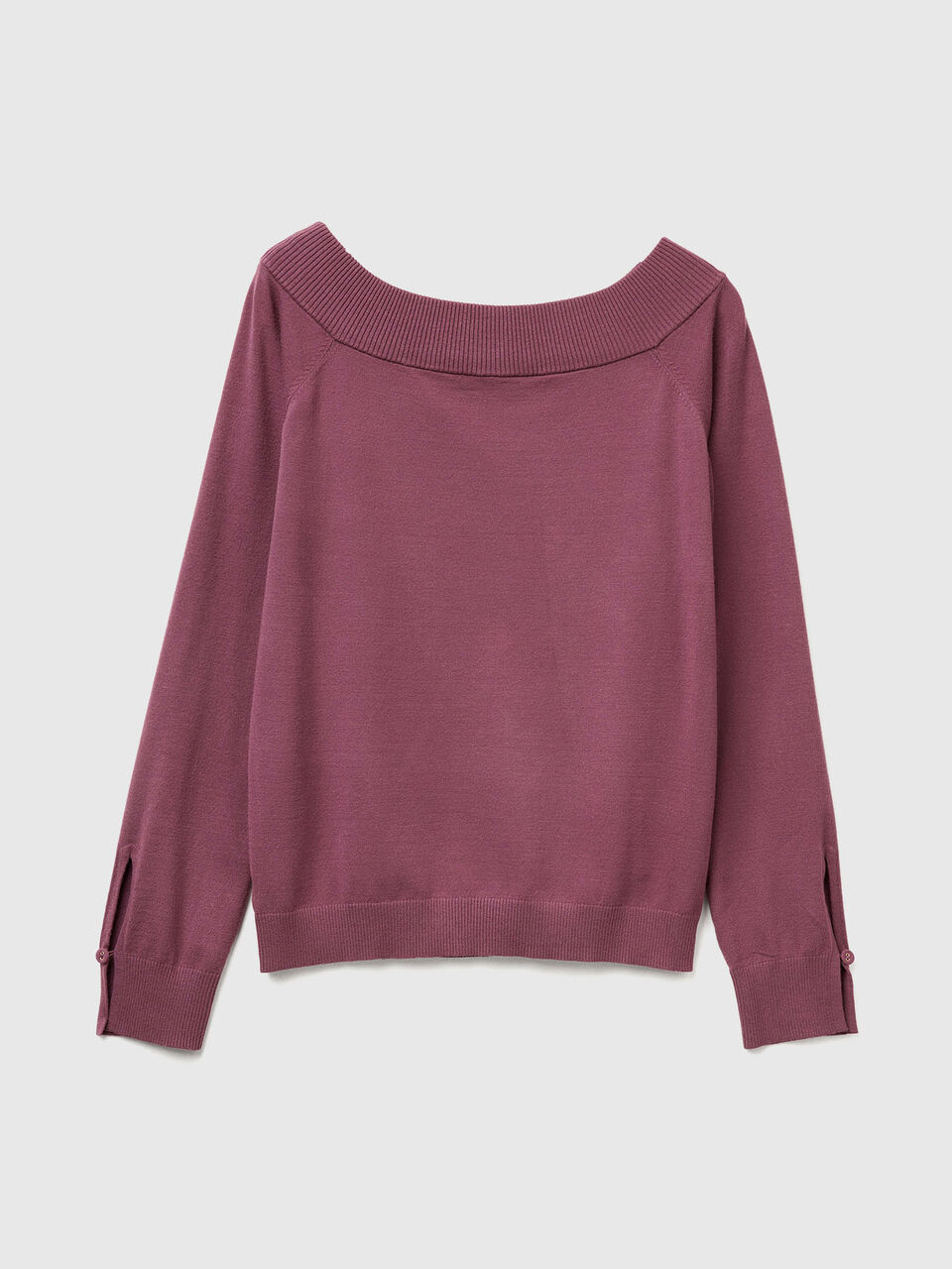 BOAT-NECK SWEAT.L/S Women image number 1