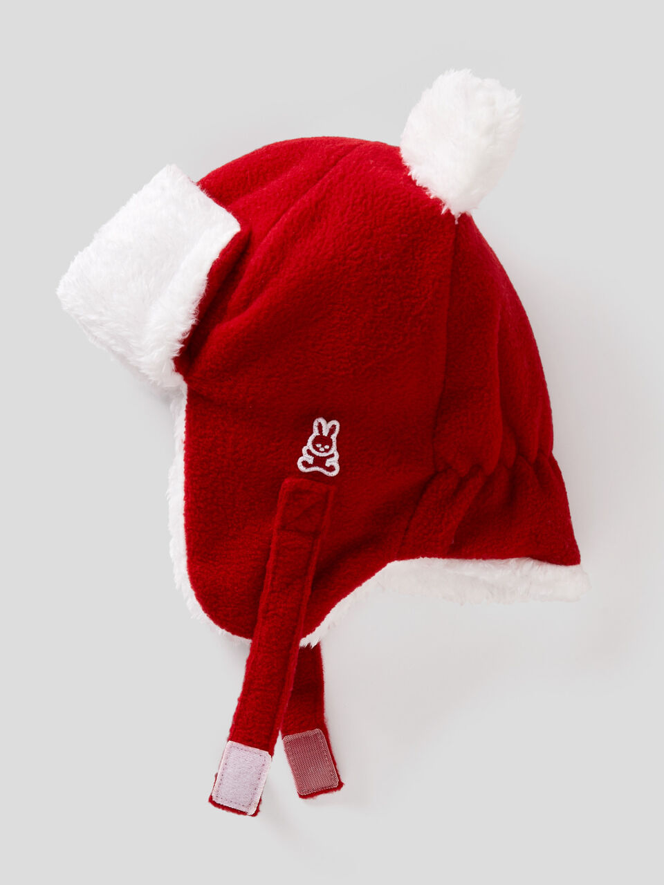 Fleece hat with fleece ear flaps image number 2