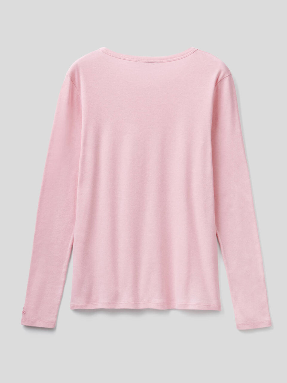 Long sleeve pure cotton t-shirt image number 2
