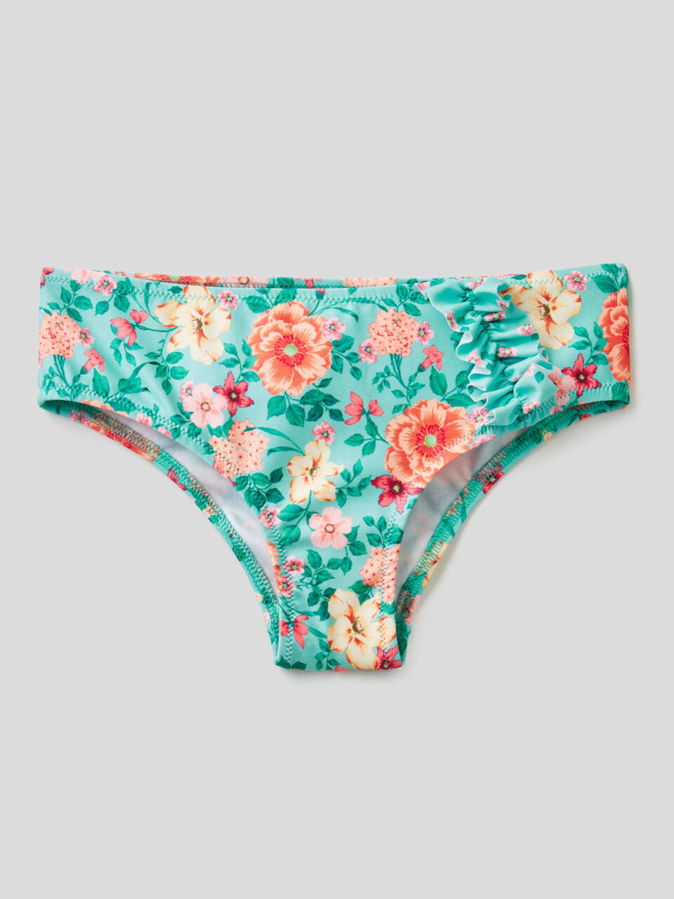 Floral pattern swim bottoms image number 1