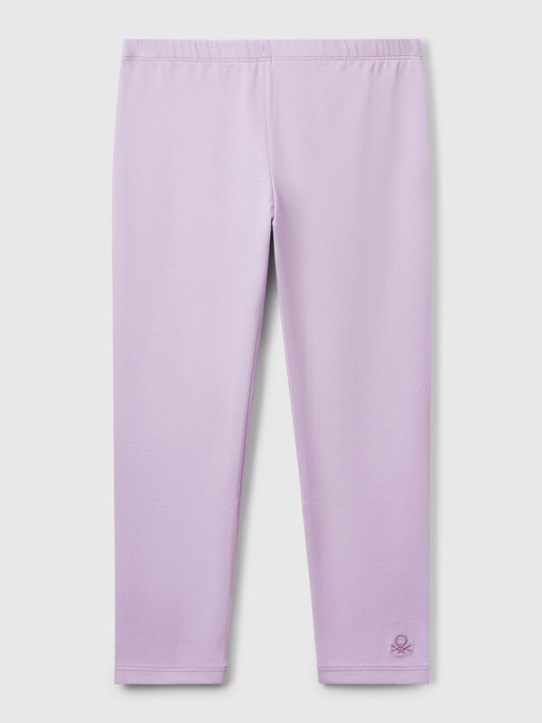 Stretch cotton leggings Junior Girl