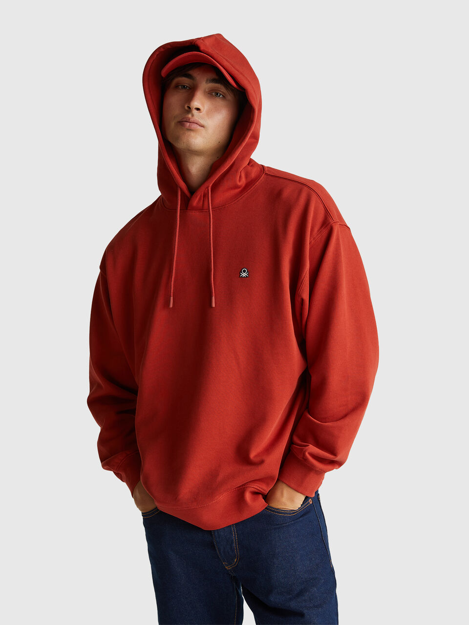 SWEATER W/HOOD Men image number null