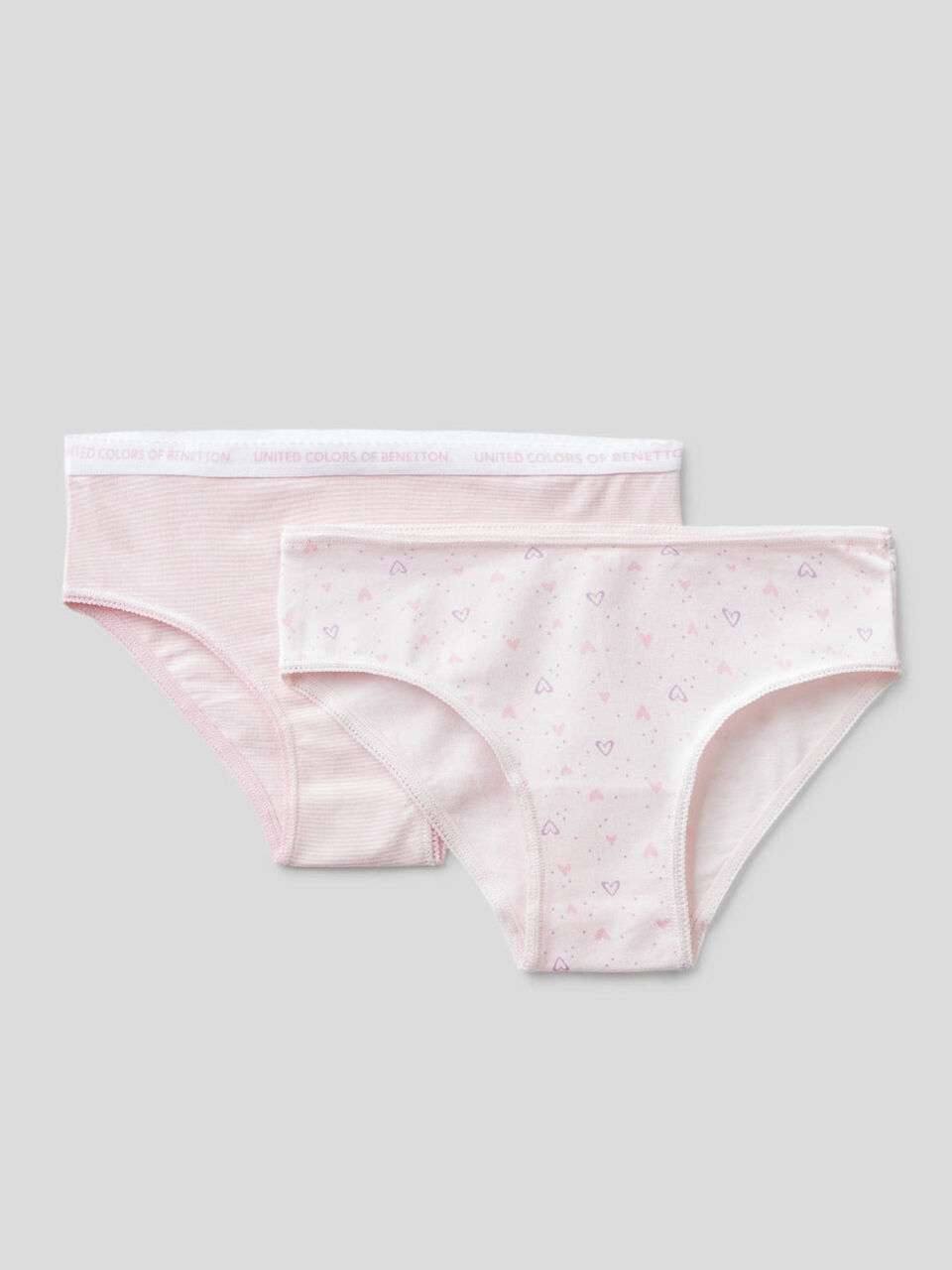 Two briefs in stretch cotton image number 1
