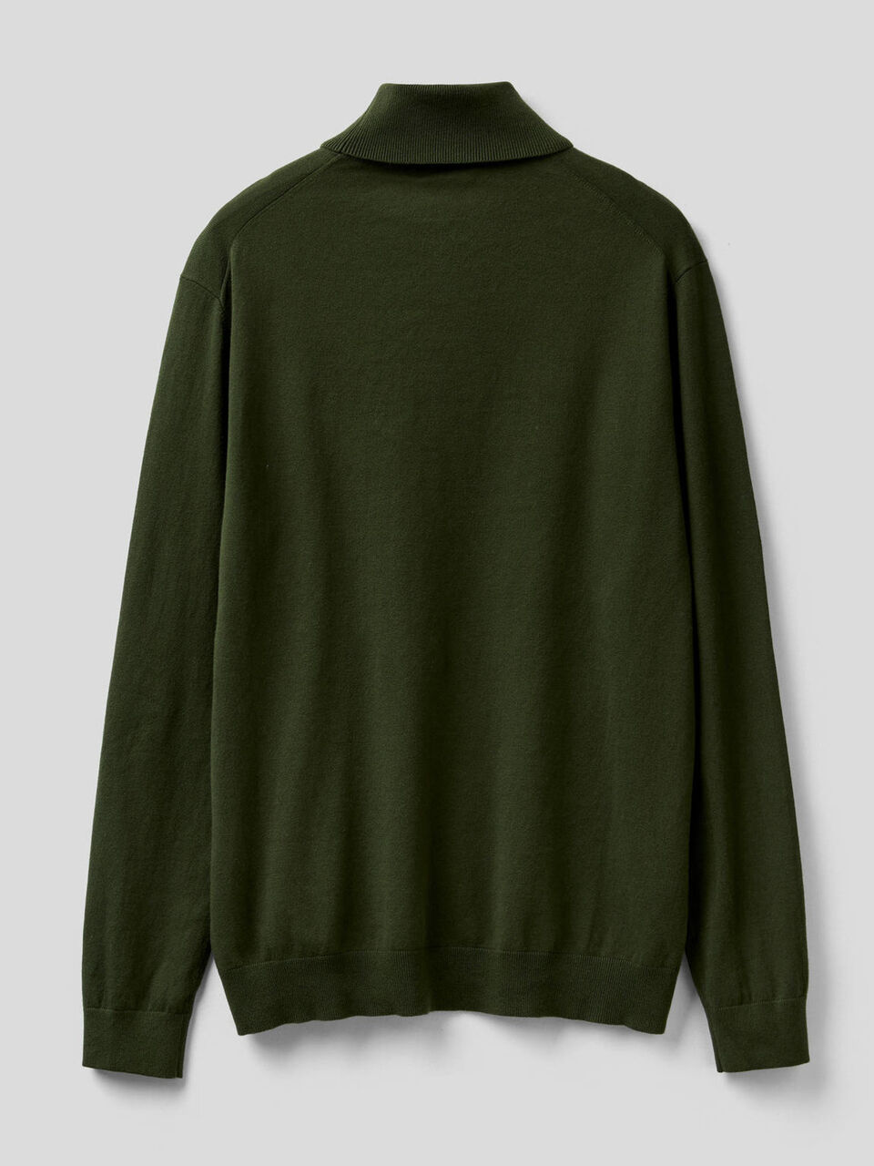 Stretch cotton blend turtleneck sweater image number 2