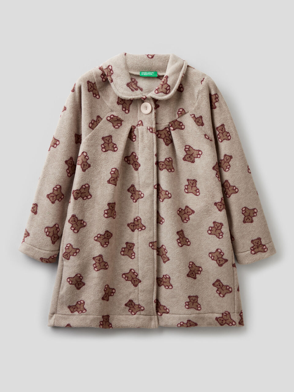 Night shirt in printed fleece image number 1