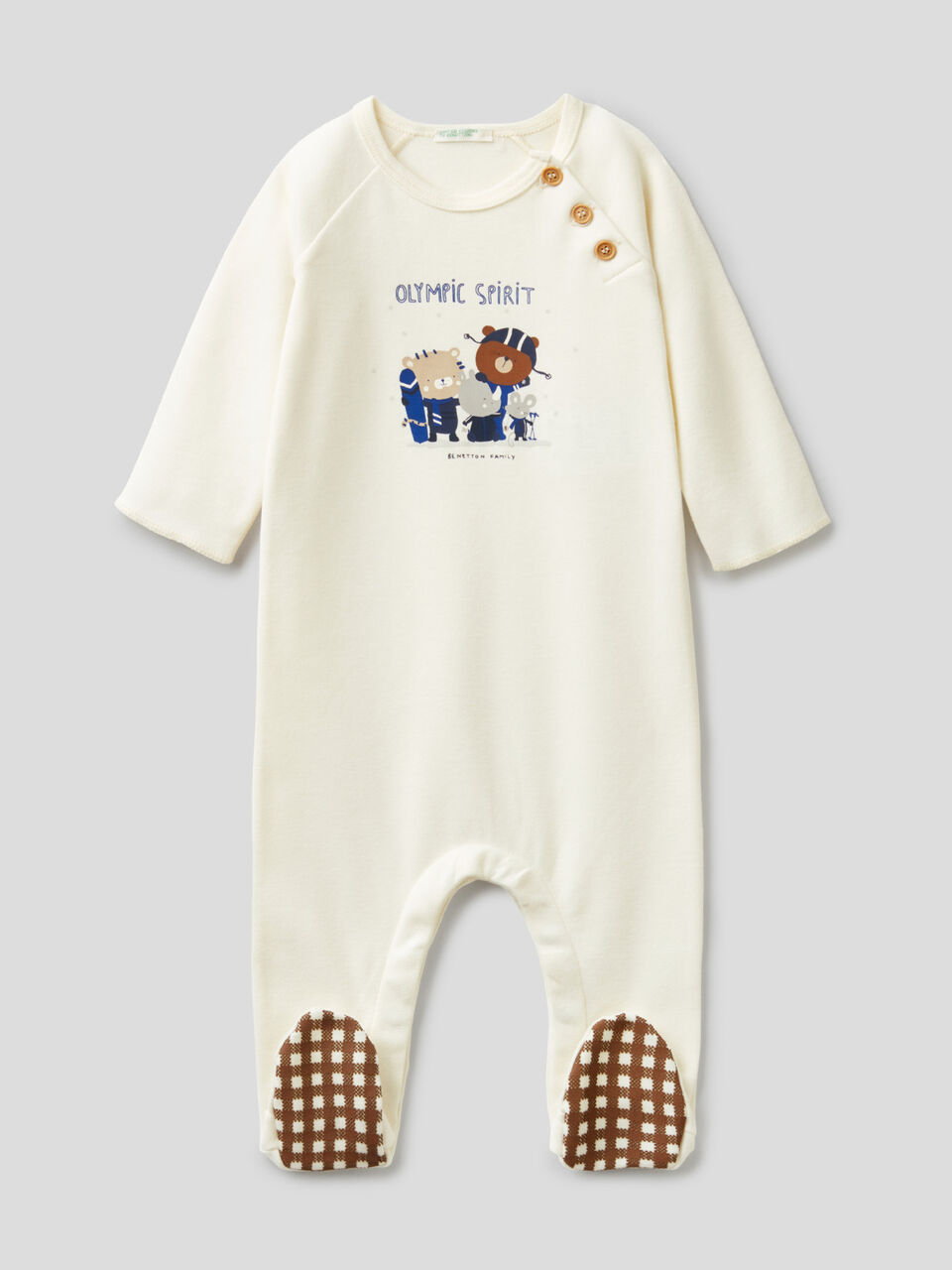 Onesie in 100% organic cotton image number 1