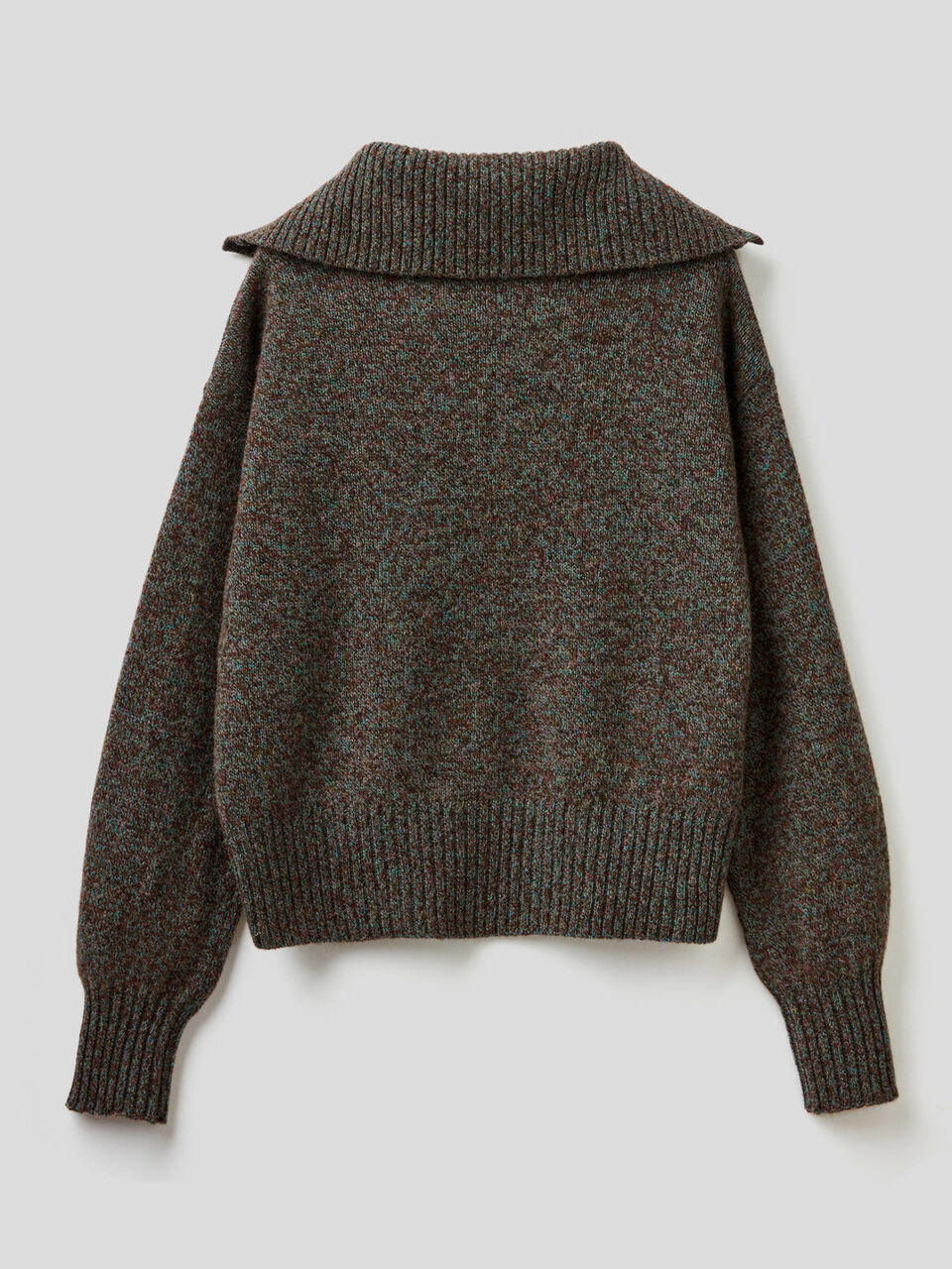 Polo in pure tricot Shetland wool image number 2