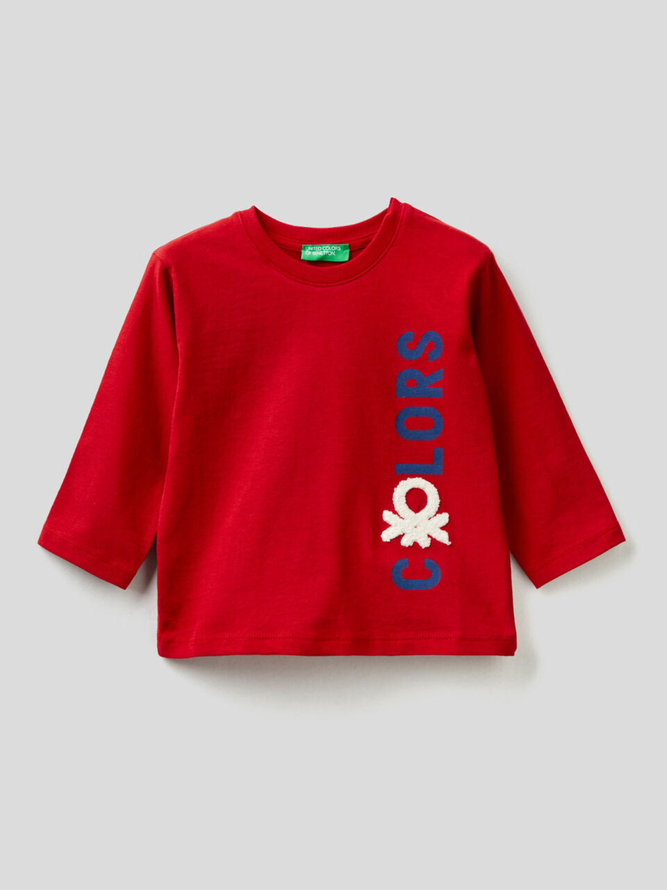 Long sleeve 100% organic cotton t-shirt image number 1
