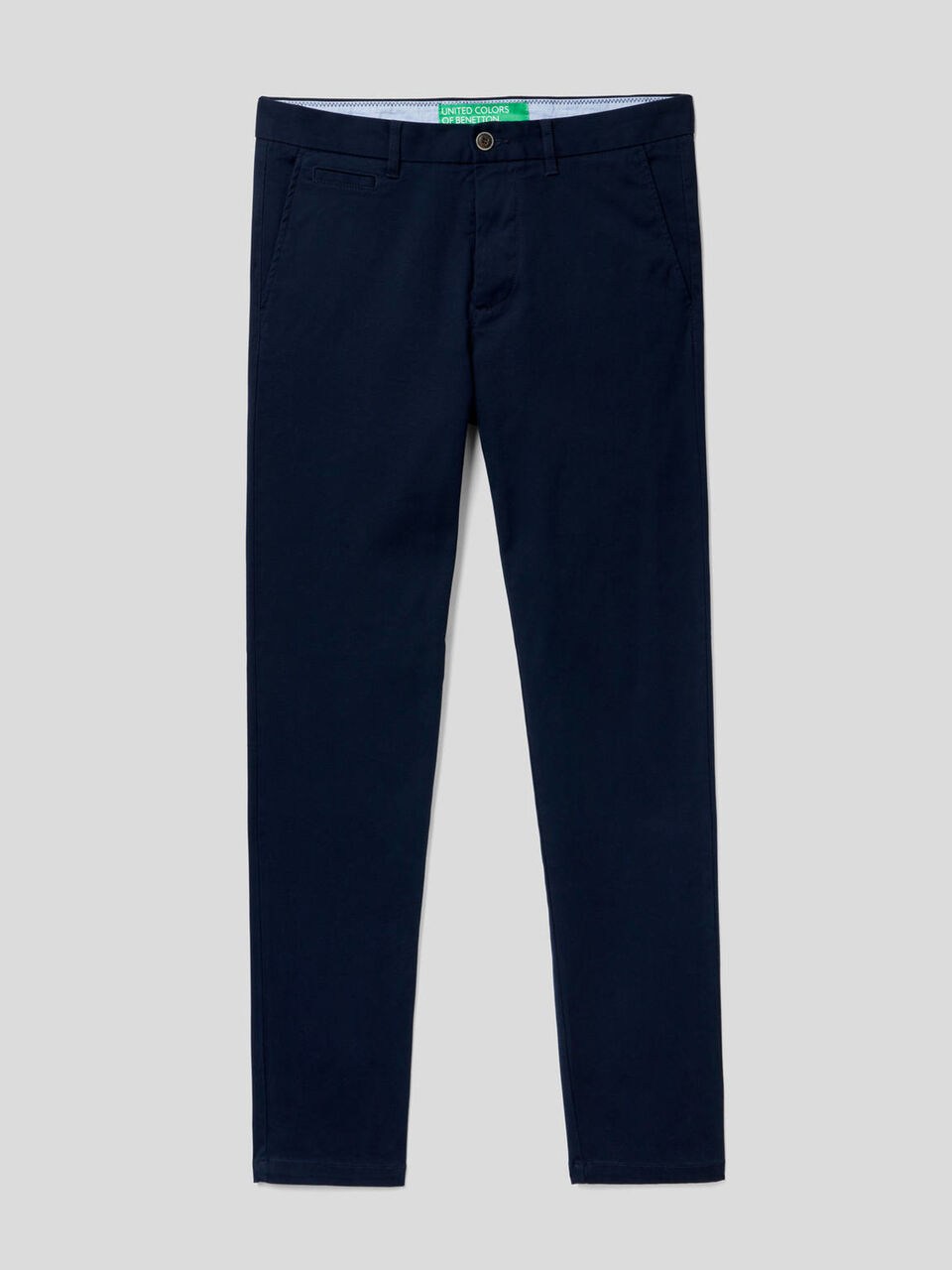 Slim fit chinos in stretch cotton image number 1