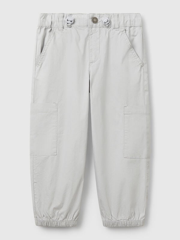 Parachute trousers in stretch cotton Junior Boy