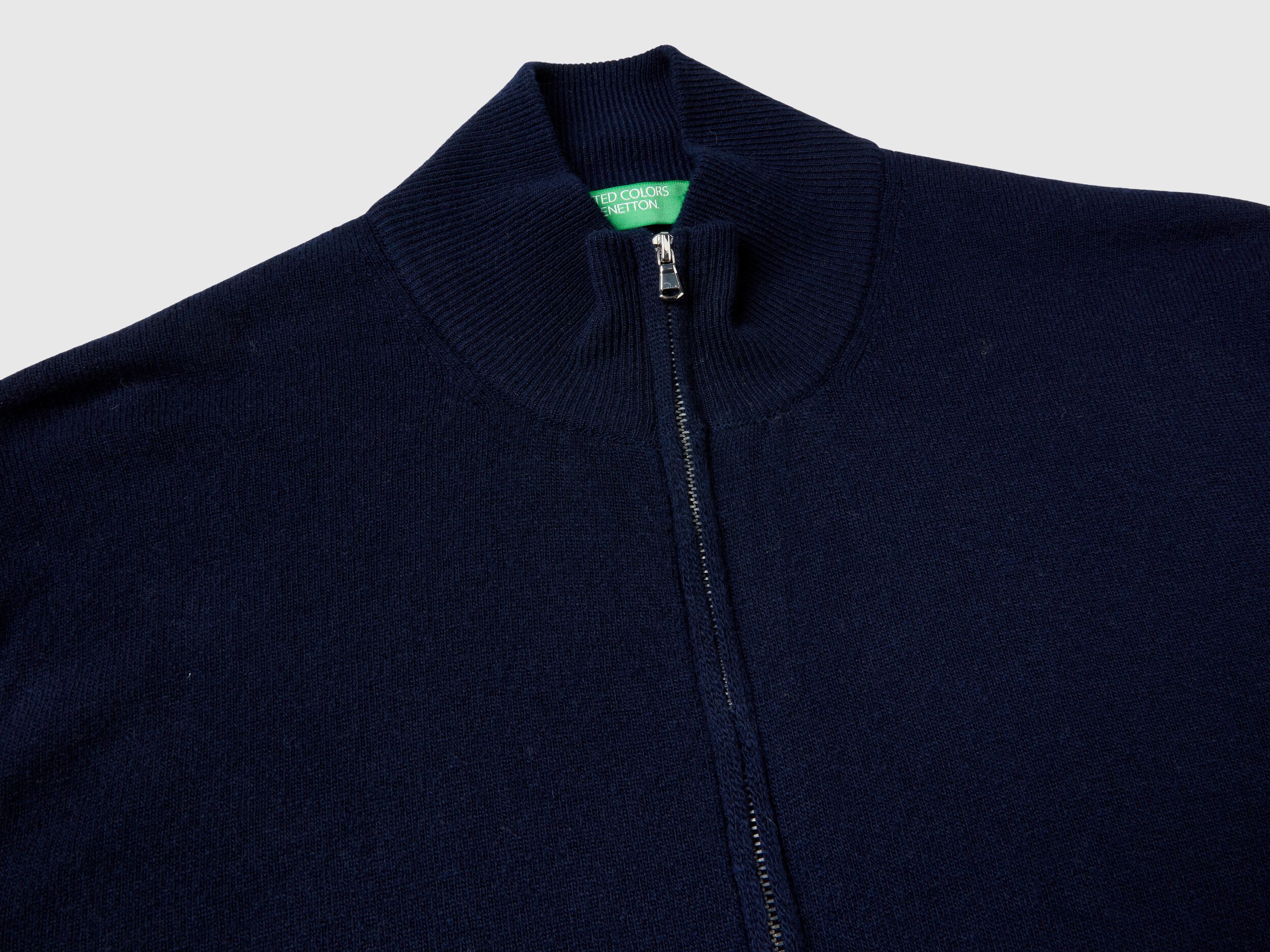 Merino wool full zip cardigan 2025