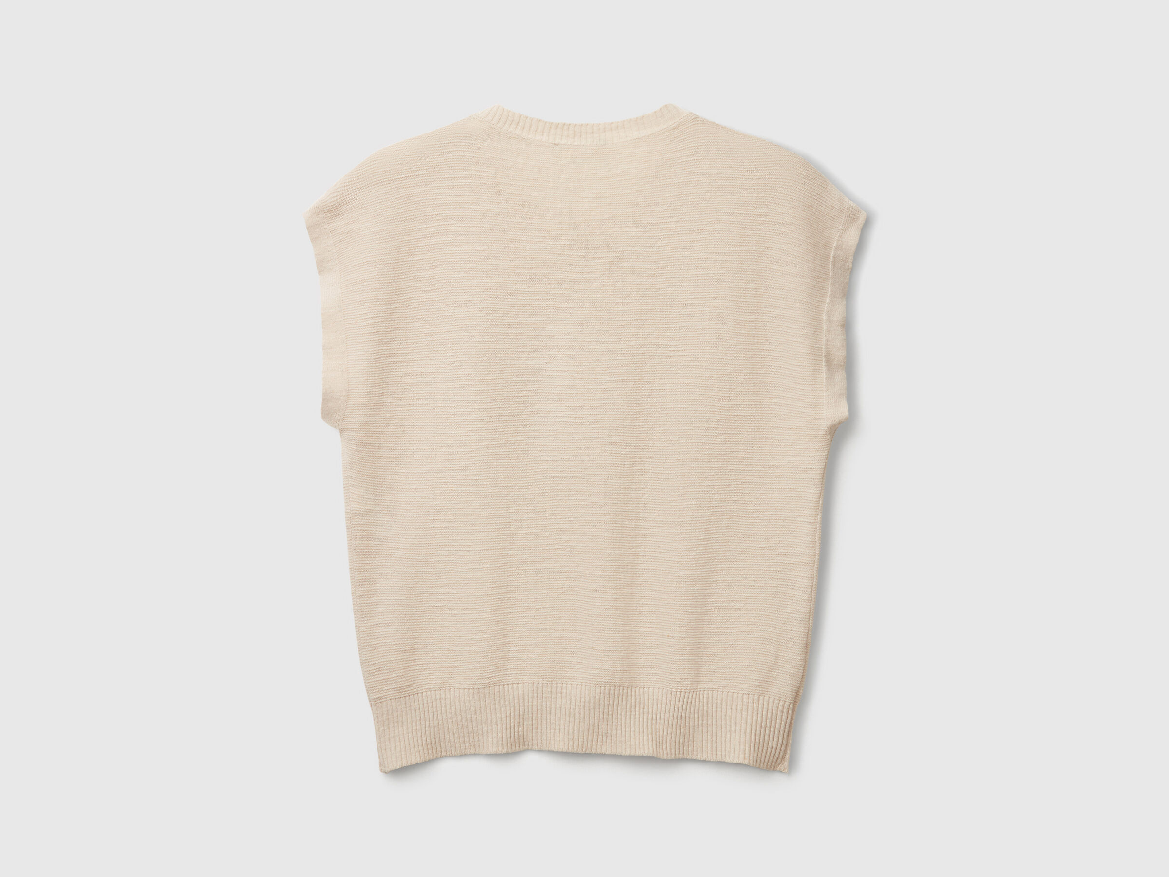 SLEEVELESS SWEATER Women image number 4