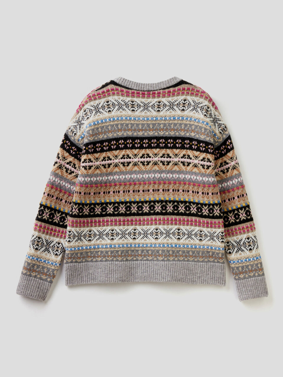 Multicolor jacquard sweater image number 2
