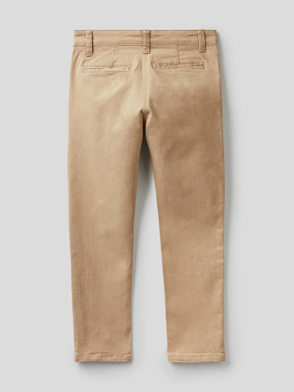 Slim fit trousers in stretch cotton image number 2