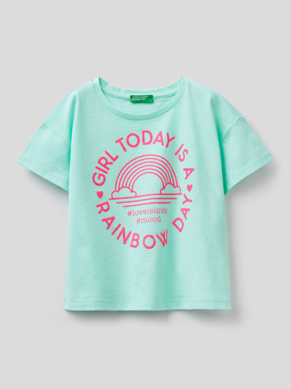 Pure cotton boxy t-shirt image number 1