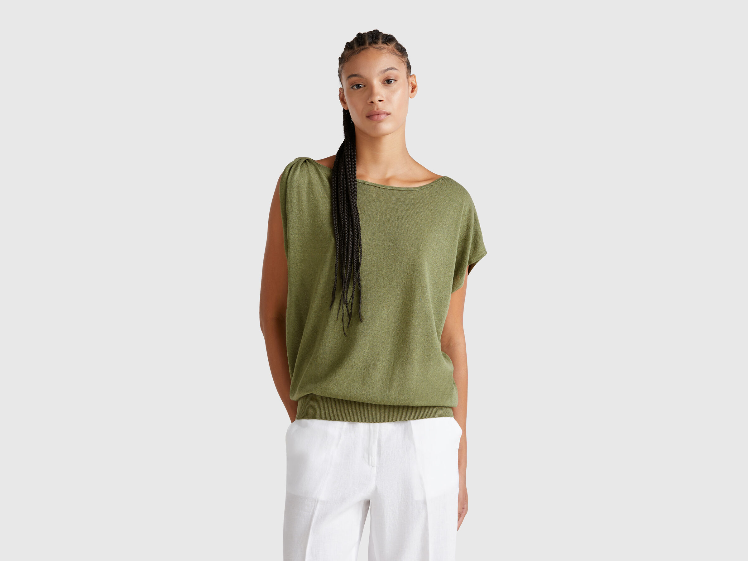 BOAT-NECK SWEATER. Women image number 0