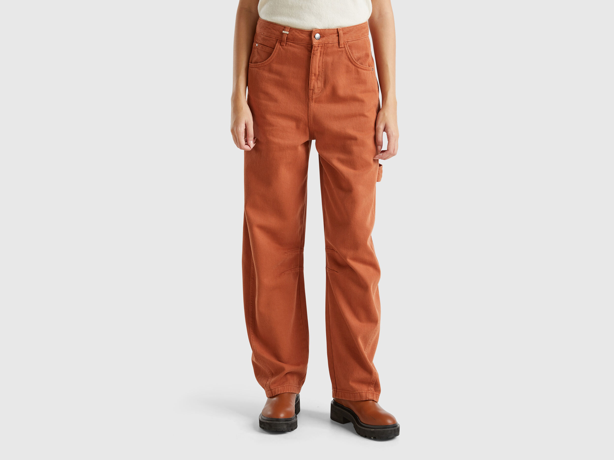 Women's relaxed fit khaki pants on sale