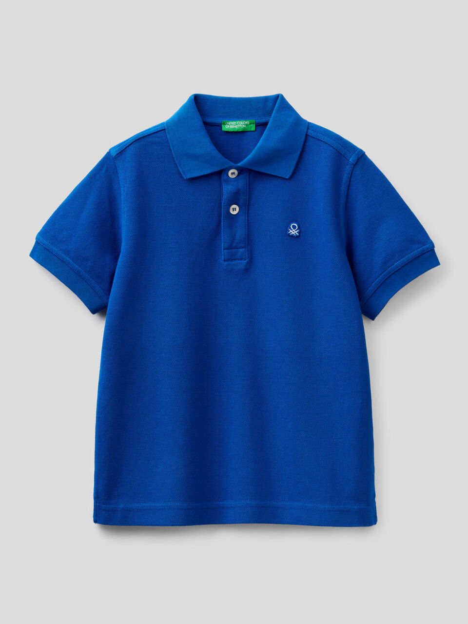 Polo in pure cotton pique image number 1