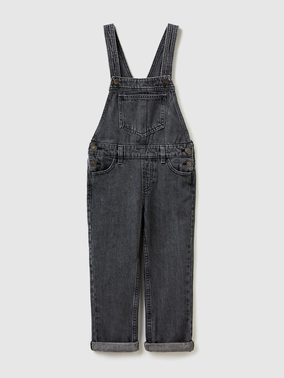 Denim dungarees image number 1