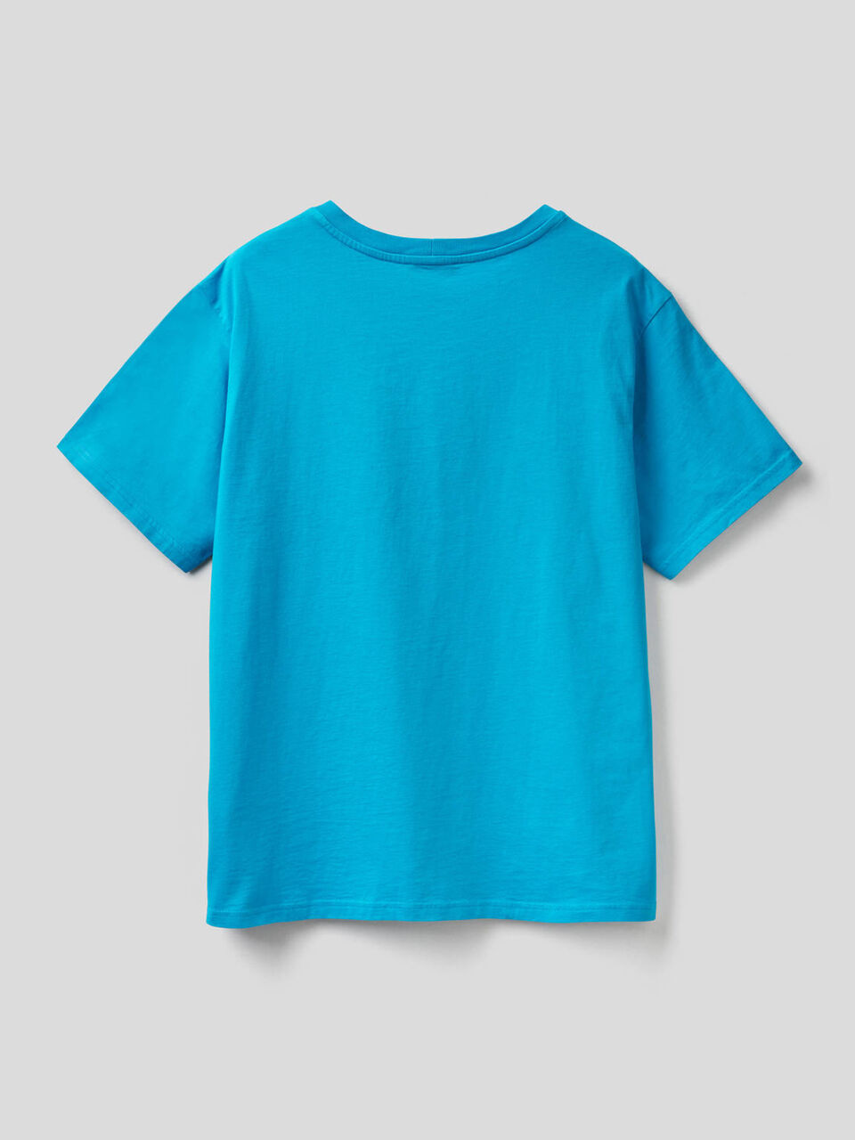 Cornflower blue 100% cotton with print image number 2
