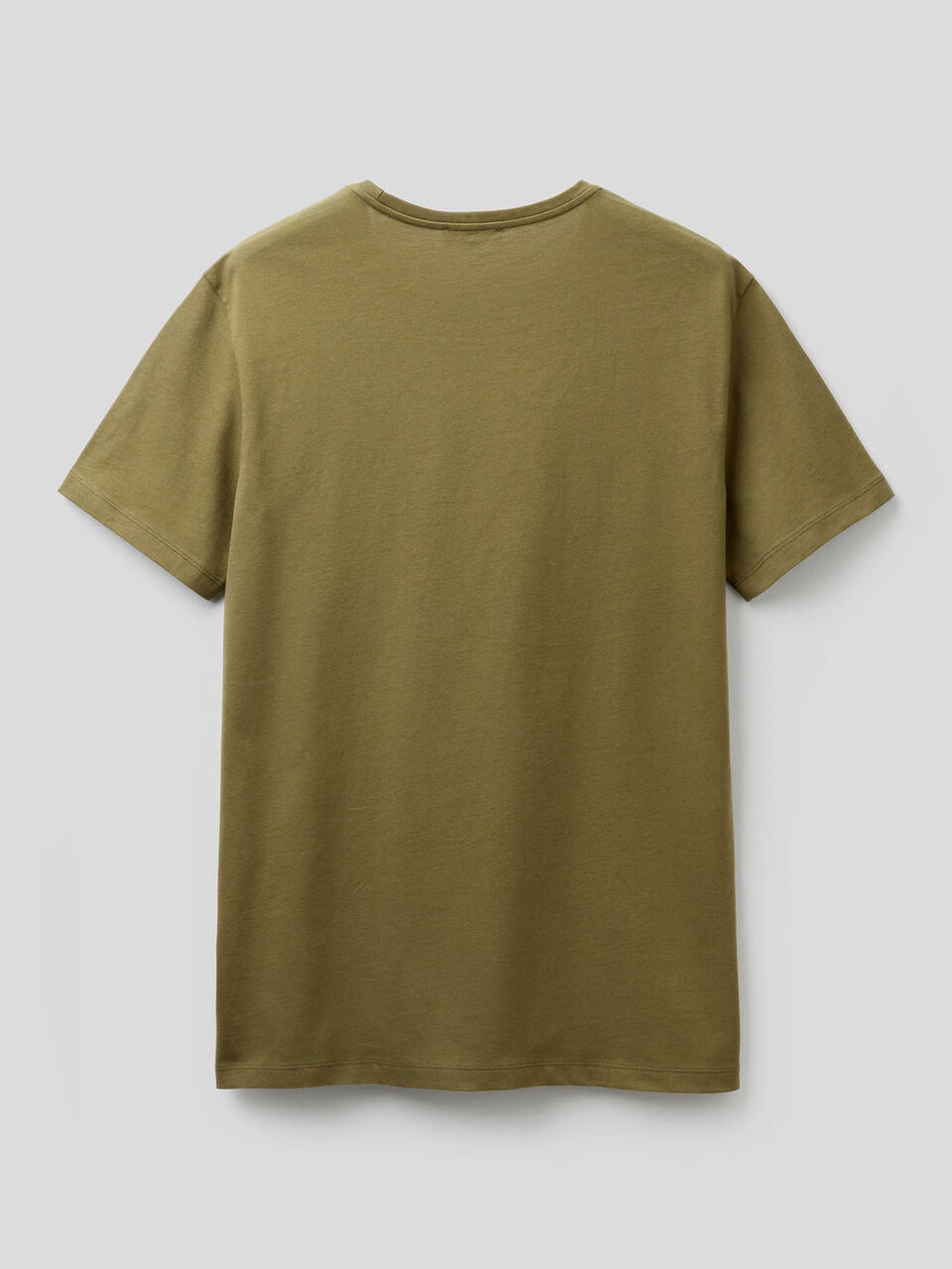 100% cotton t-shirt with slogan Men image number 2