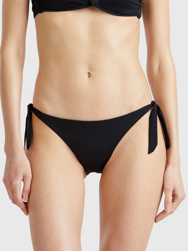 Swim bottoms in ECONYL® with bows Women