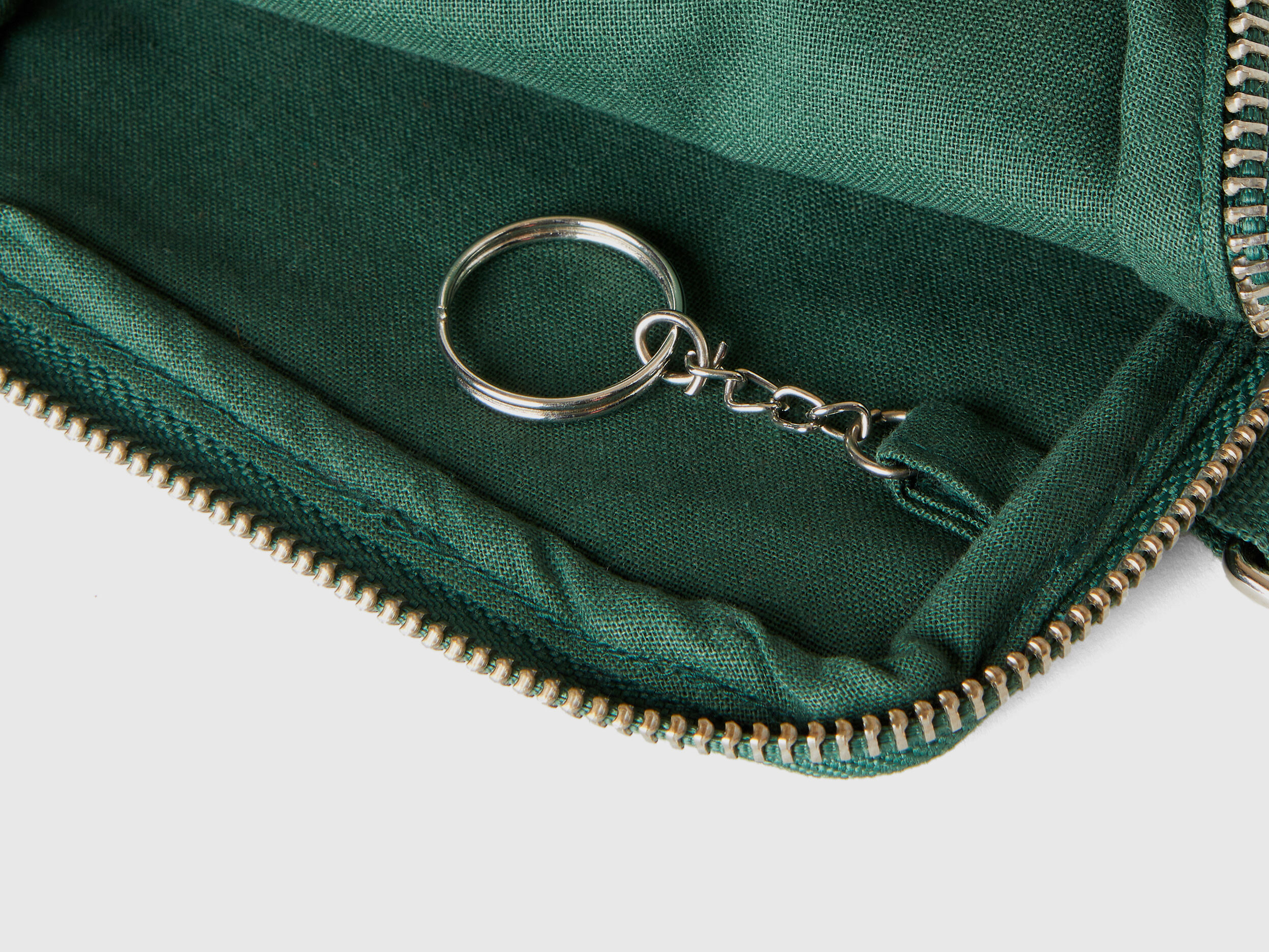 Military green keychain and coin purse