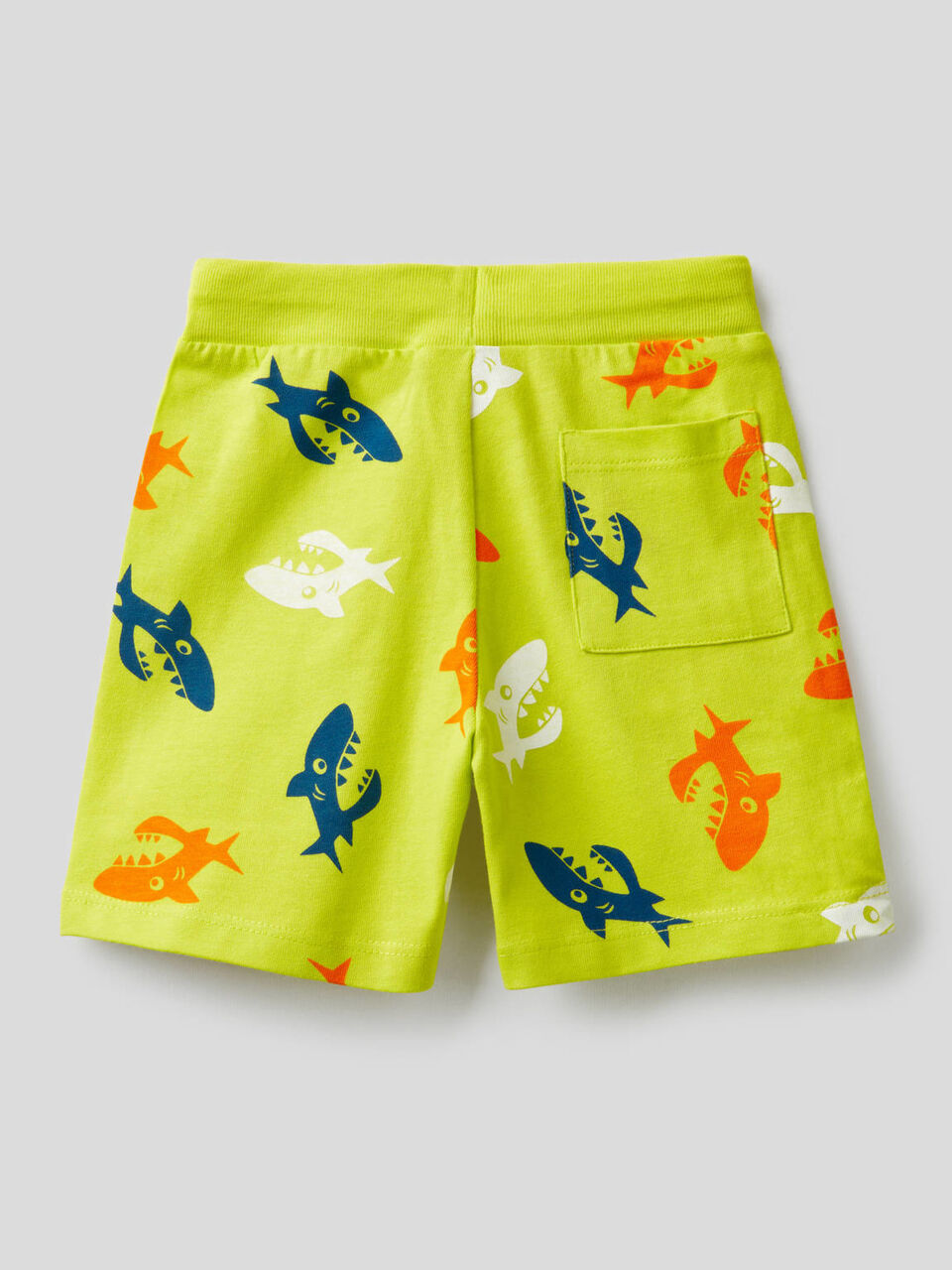 Printed shorts in 100% cotton image number 2