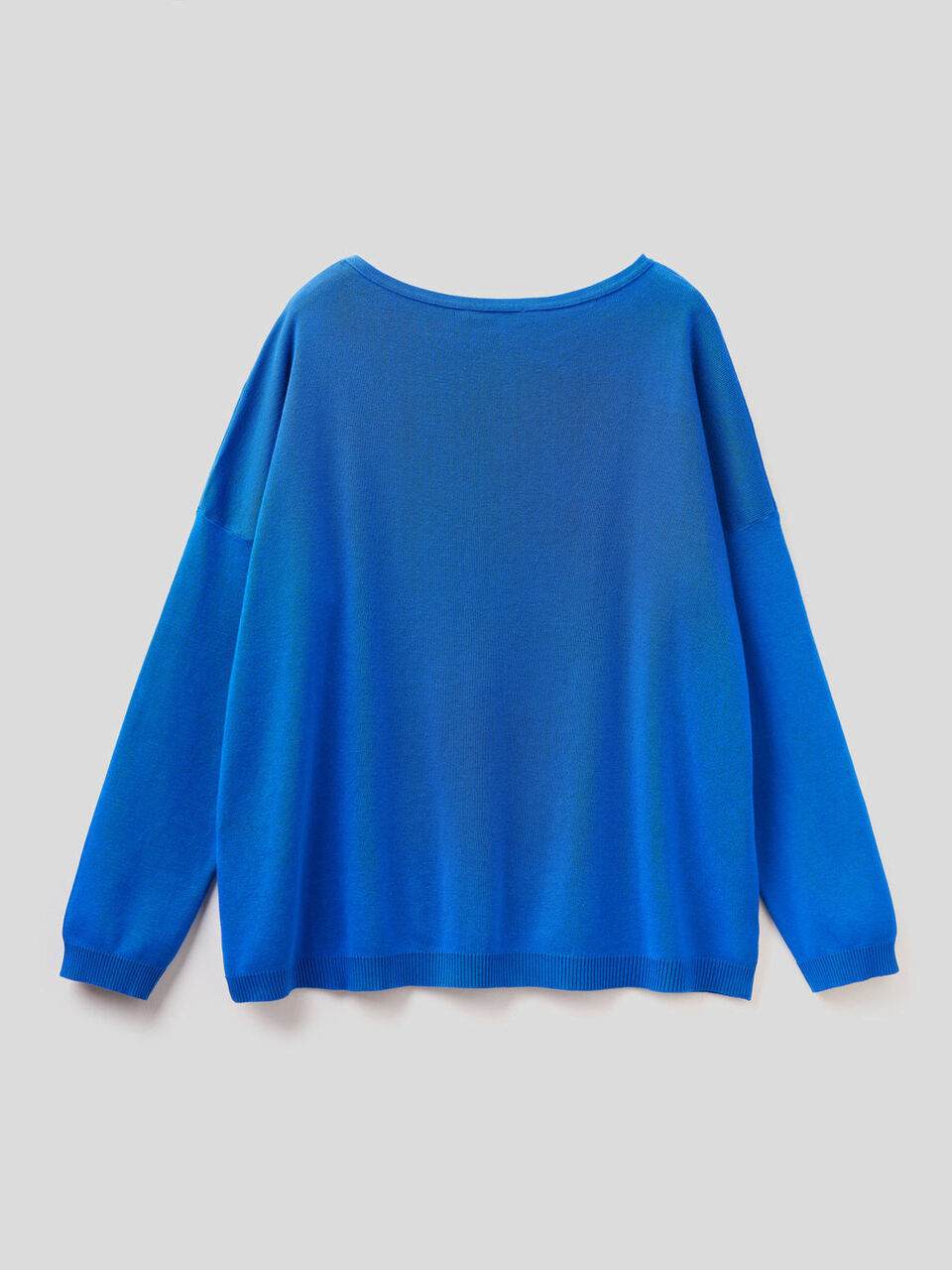 Cotton sweater with round neck image number 2