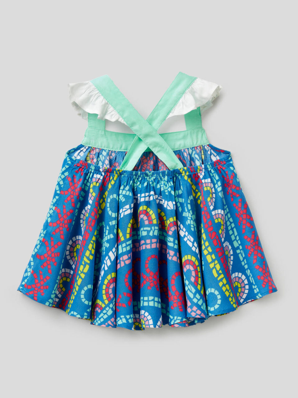 Flowy top with pattern print image number 2