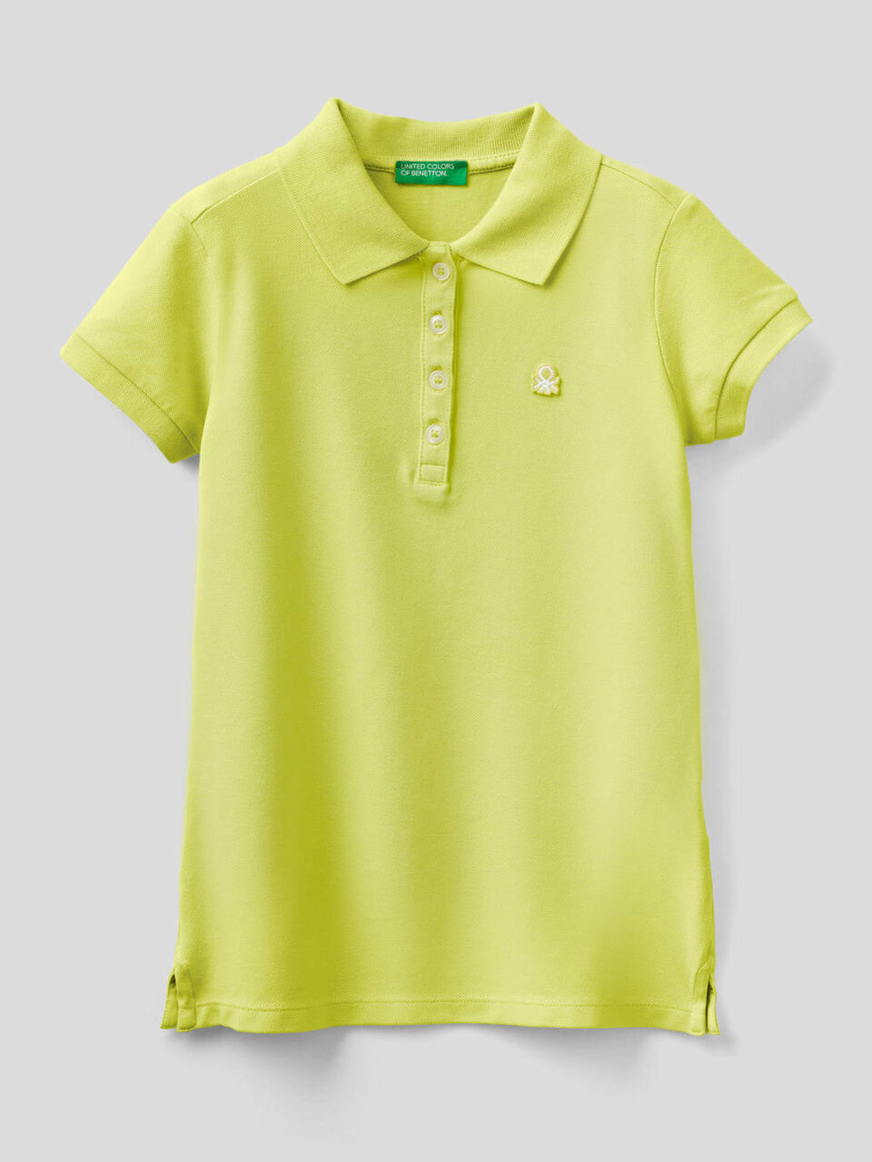 Stretch cotton polo image number 1