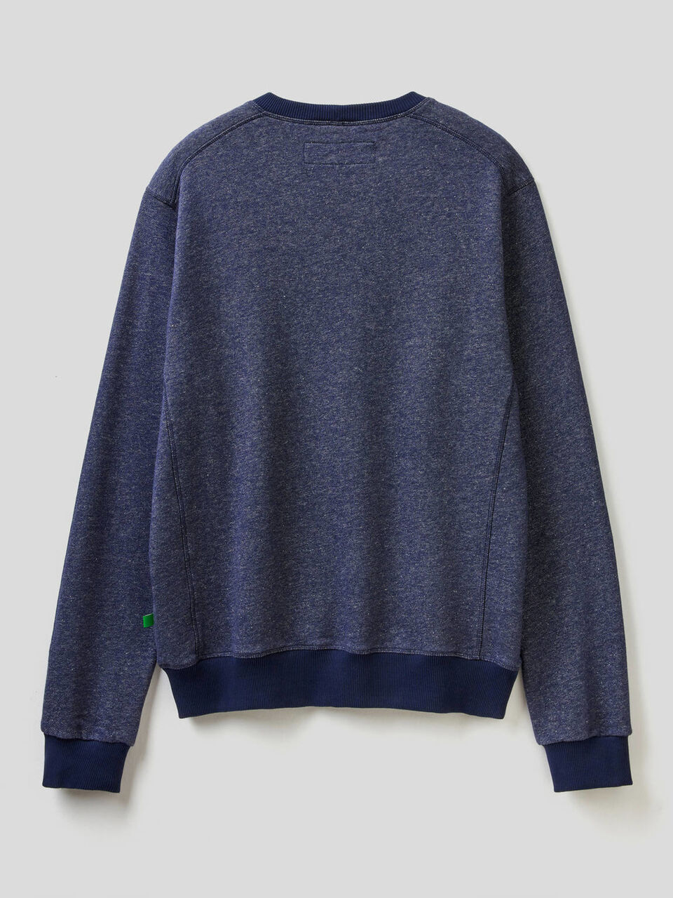 Denim look crew neck sweatshirt image number 2