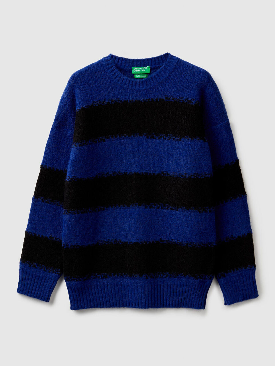 Striped two-tone sweater image number 1