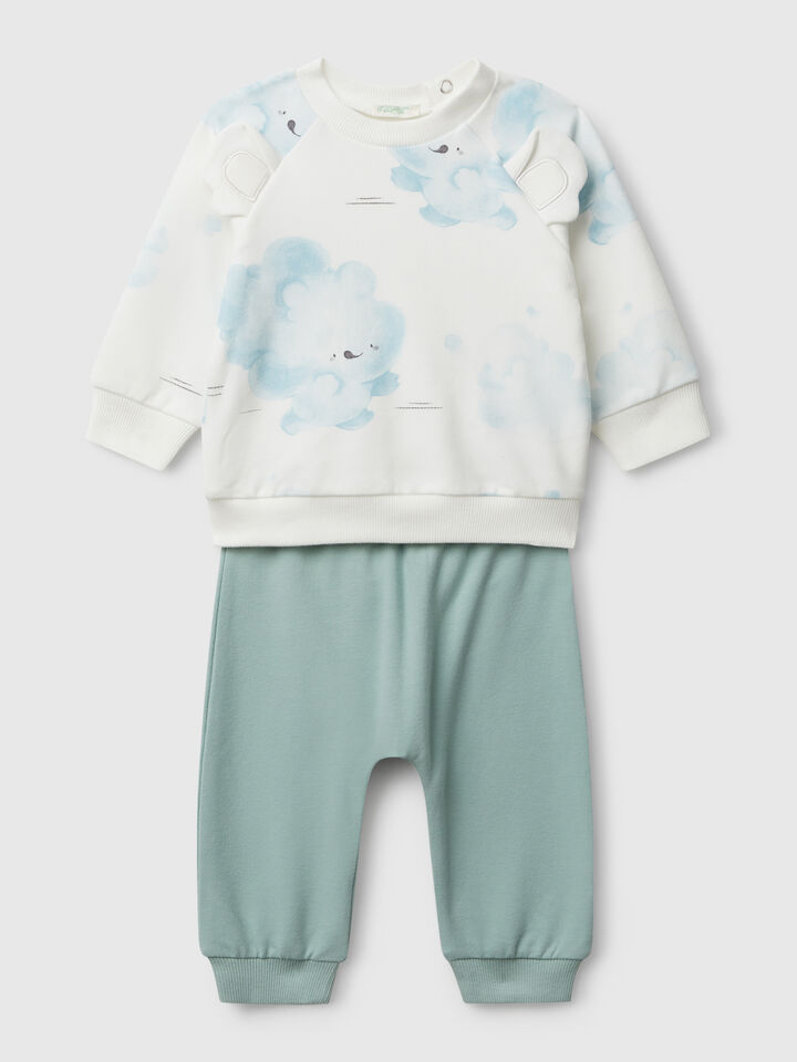 SET SWEATER+TROUSERS New Born (0-18 months) image number 1