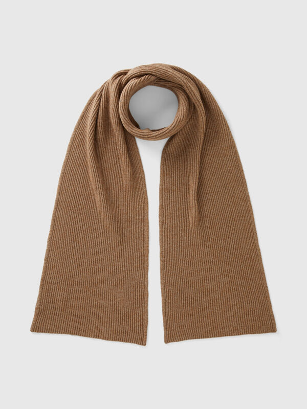 Scarf in wool and cashmere blend Men