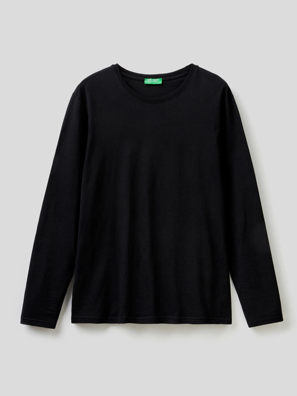 Long sleeve pure cotton t-shirt image number 1