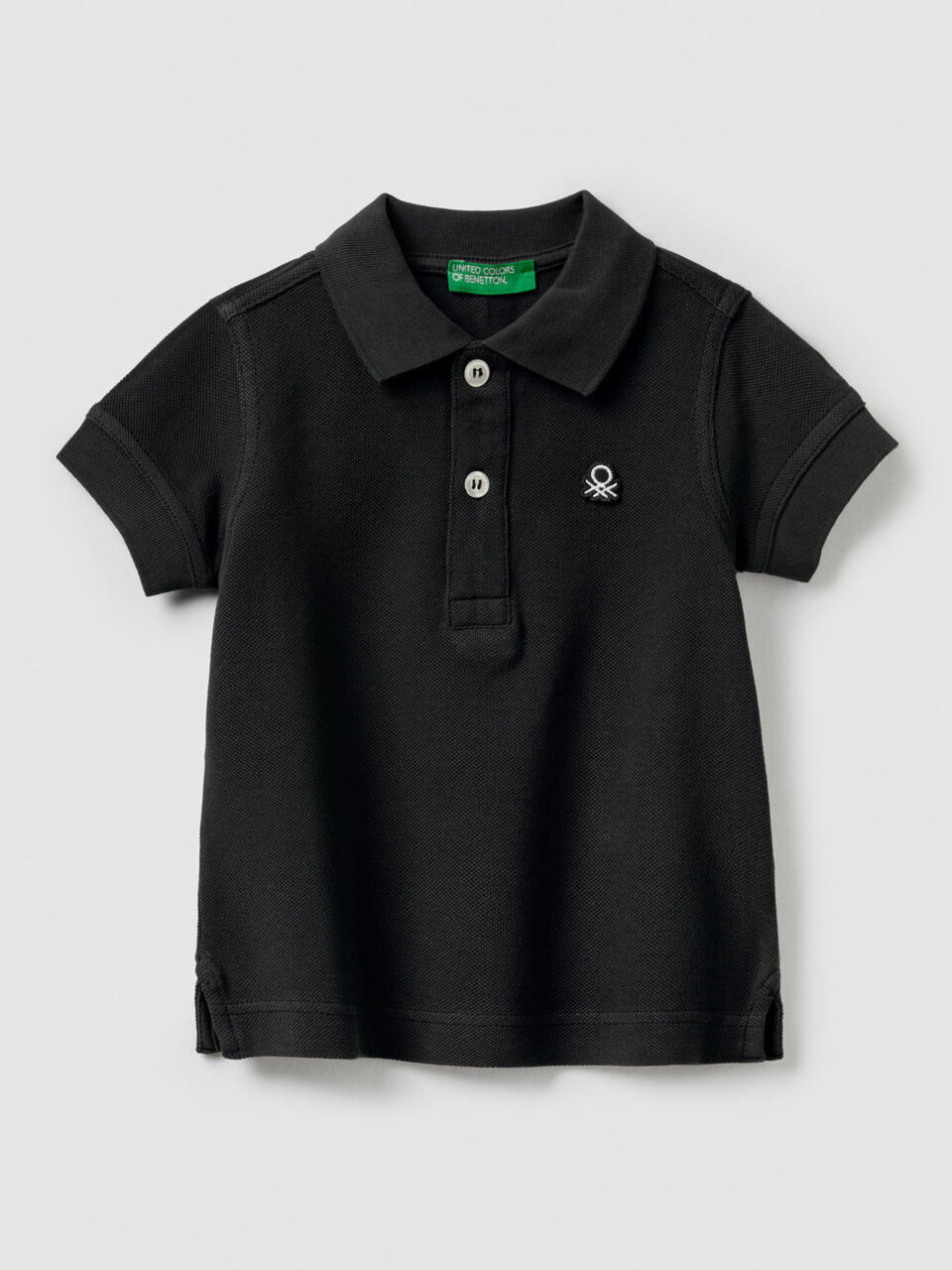 Polo in pure cotton pique image number 1