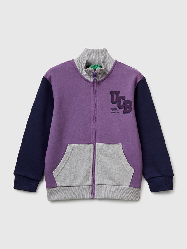 Cotton sweatshirt with logo Junior Boy