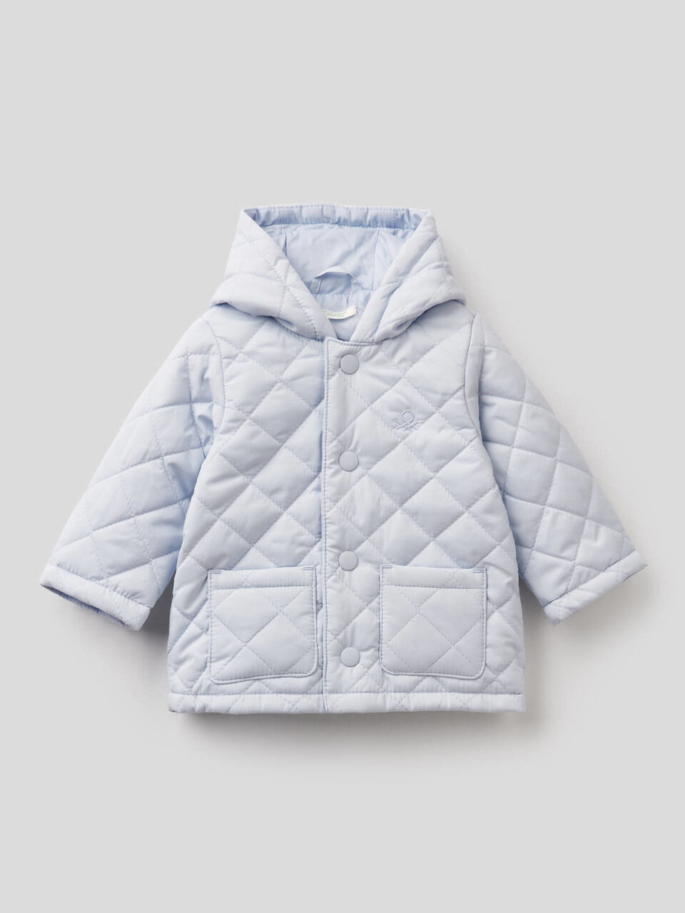 Quilted jacket with hood image number 1