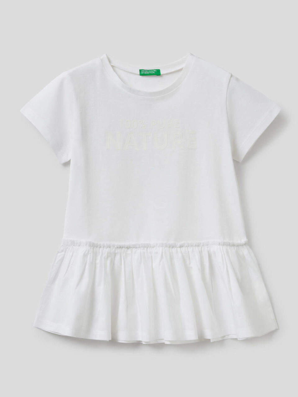 Jersey t-shirt with frill image number 1