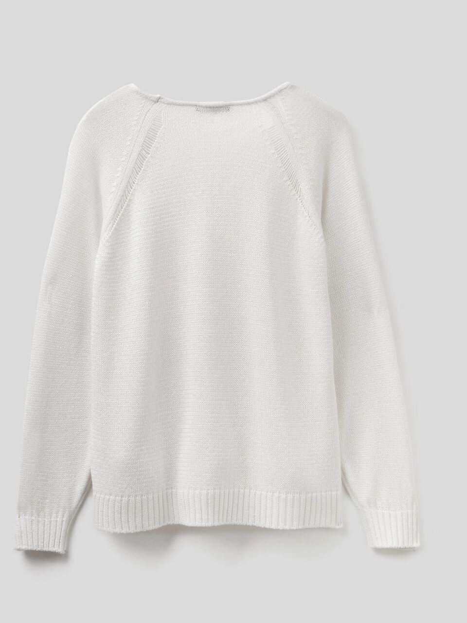 Sweater with wide stitch detail image number 2