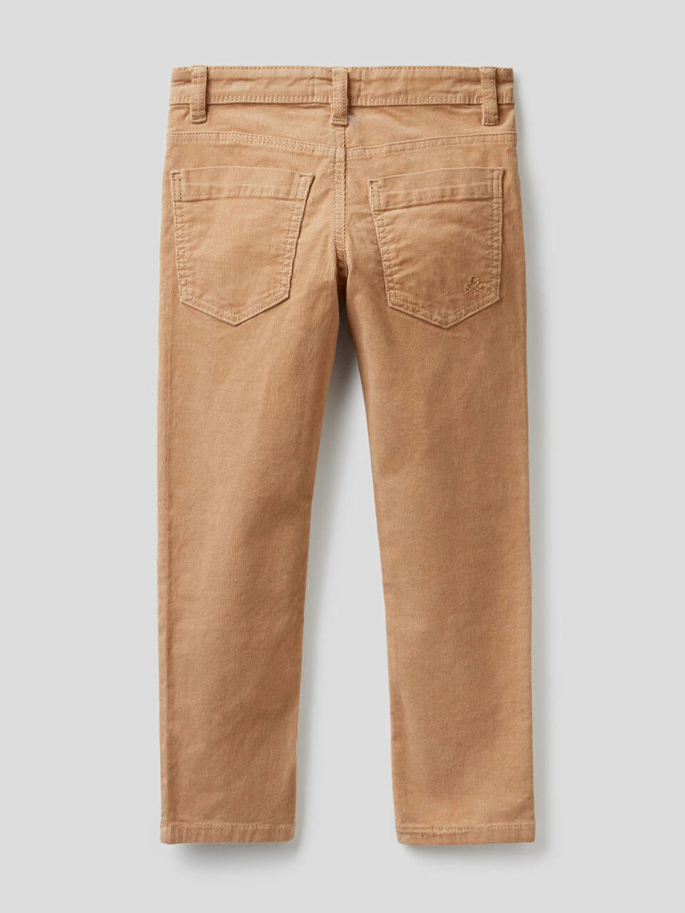 Slim fit stretch velvet trousers image number 2
