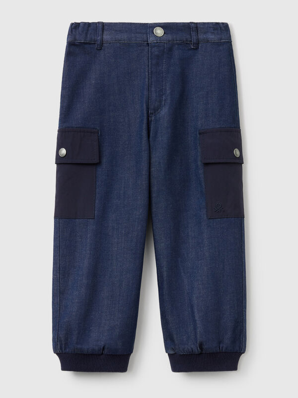 Cargo denim joggers Junior Boy