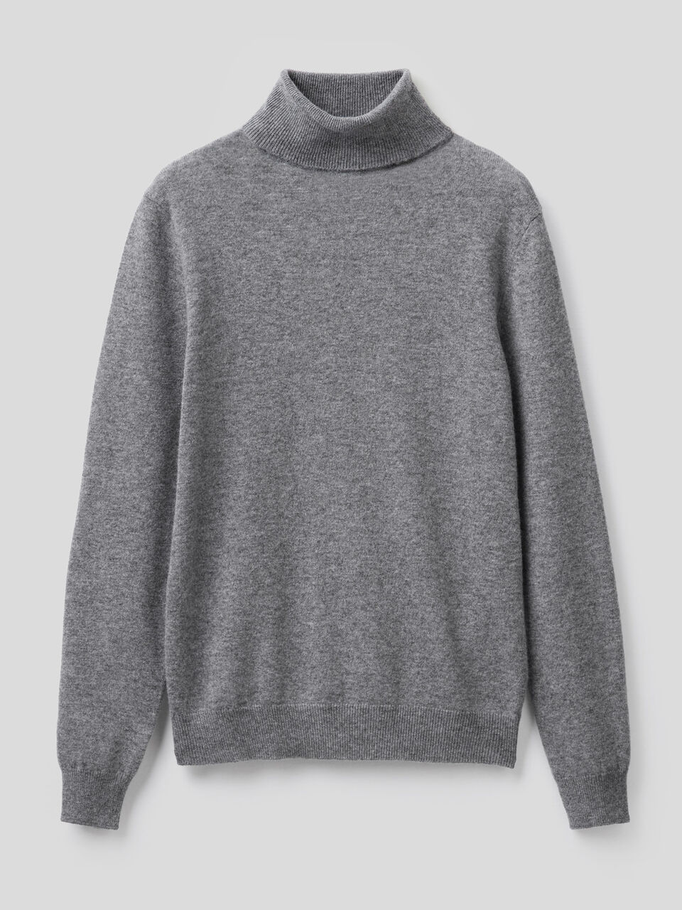Turtleneck sweater in pure virgin wool image number 1
