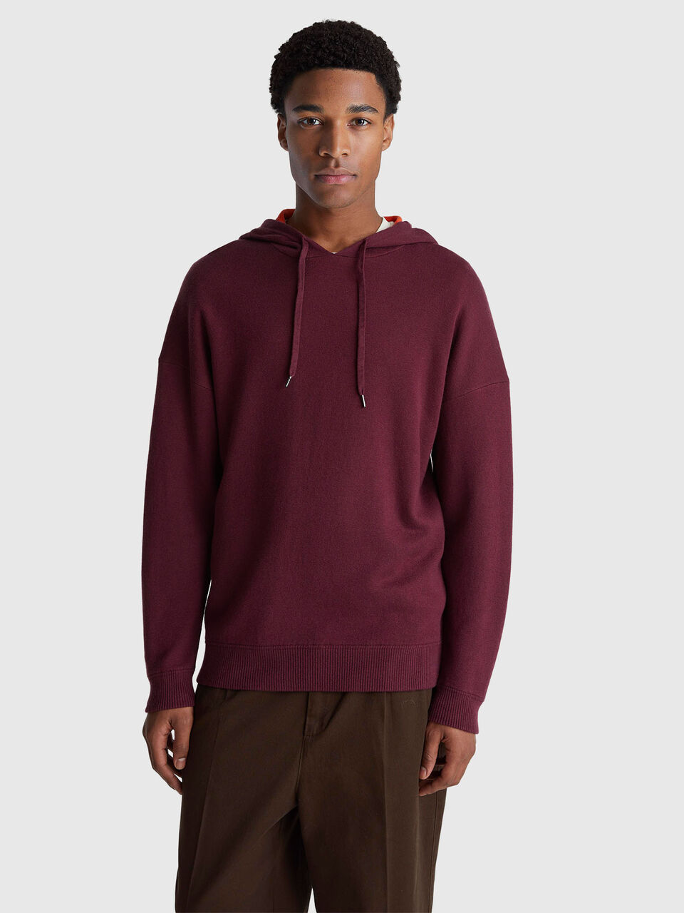 SWEATER W/HOOD Men image number null